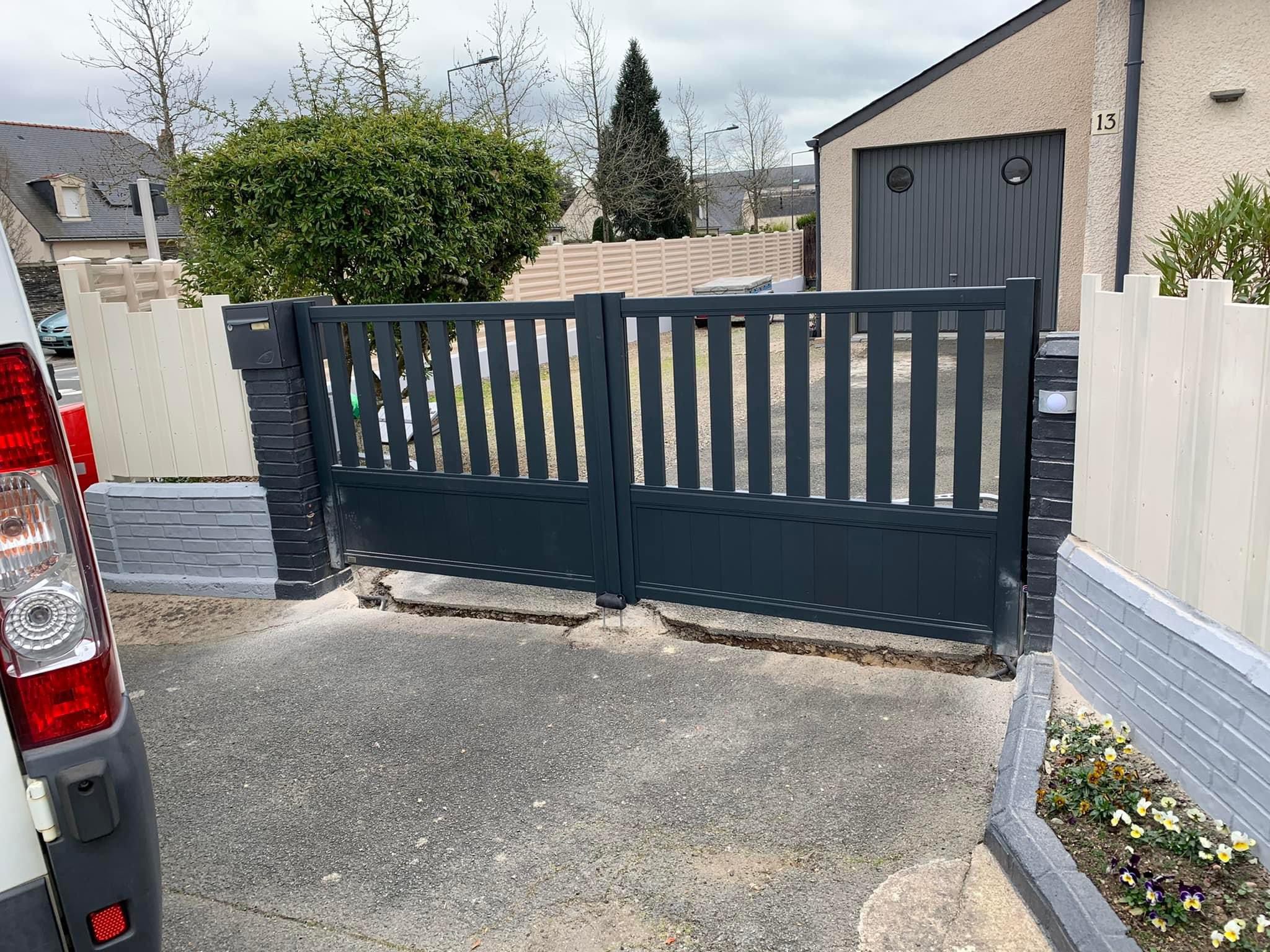 Pose d'un portail Motorisé - Les Ponts-de-Cé