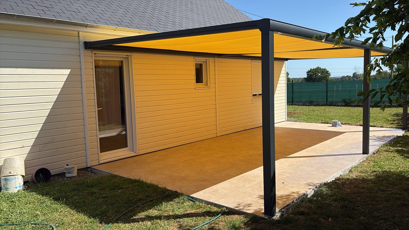 Pose pergola Angers